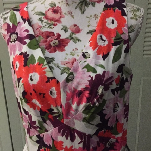 Donna Morgan Floral Print Dress - Picture 3 of 8